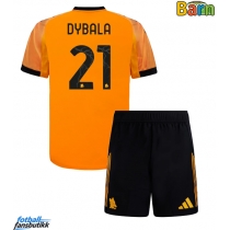 AS Roma Paulo Dybala #21 Bortedraktsett Barn 2025-26 Kortermet (+ Korte bukser)